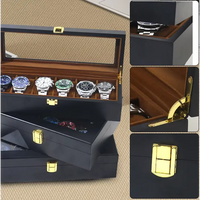 many pics of 12 watches in watch winder