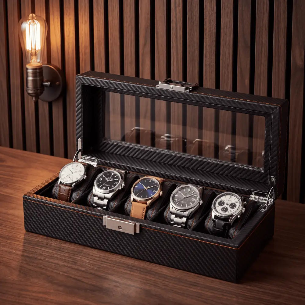 Boîte à Montre - Noir Profond™ Série 5
