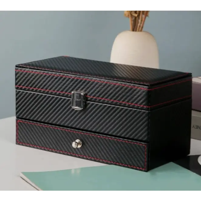 leather box of watch