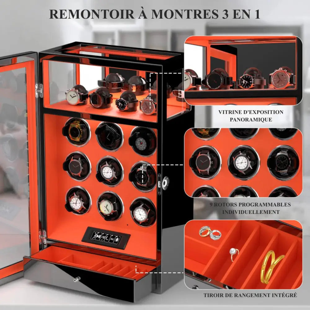 Remontoir - Crimson Prestige™ Série 9